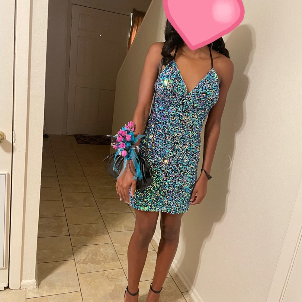 Sparkling Sequin Mini Dress
